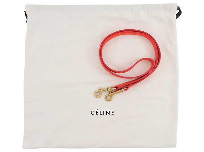 Céline Borsa a mano Celine Luggage Nano Shopper Arancione - vista 18