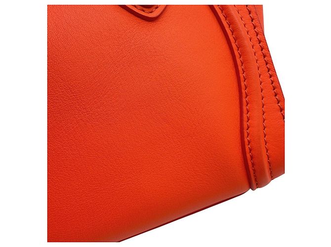 Céline Borsa a mano Celine Luggage Nano Shopper Arancione - vista 9