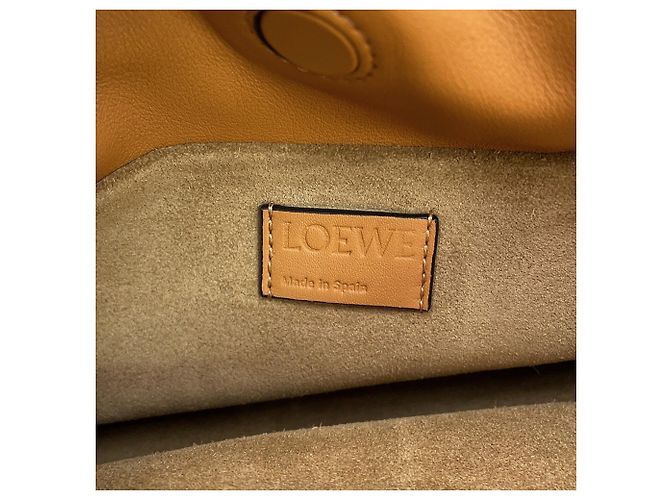 Loewe Flamenco Schultertasche Braun Kamel - Ansicht 16