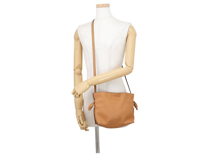 Loewe Flamenco Schultertasche Braun Kamel - Ansicht 4