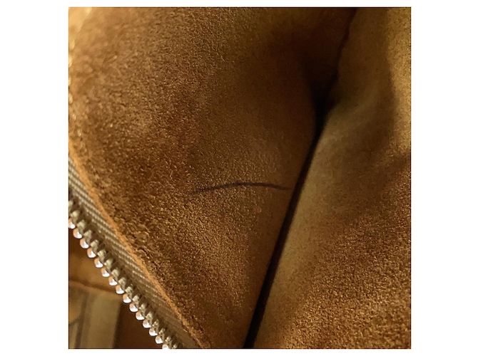 Borsa a mano in pelle Loewe Amazona 75 Beige - vista 11