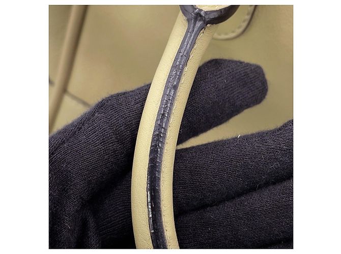 Borsa a mano in pelle Loewe Amazona 75 Beige - vista 13