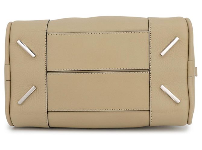 Borsa a mano in pelle Loewe Amazona 75 Beige - vista 3