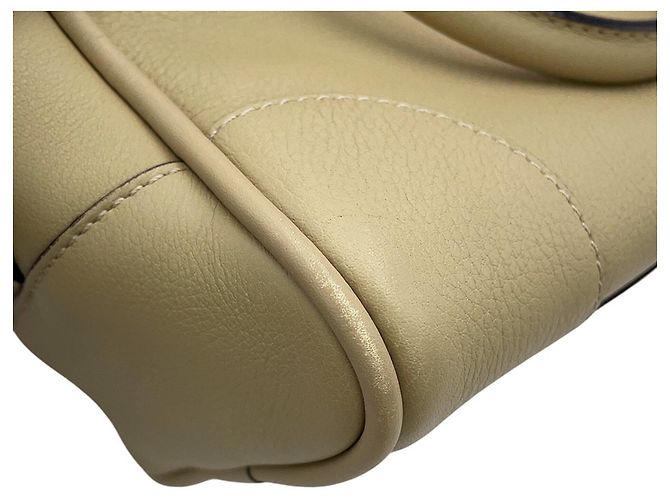 Borsa a mano in pelle Loewe Amazona 75 Beige - vista 6