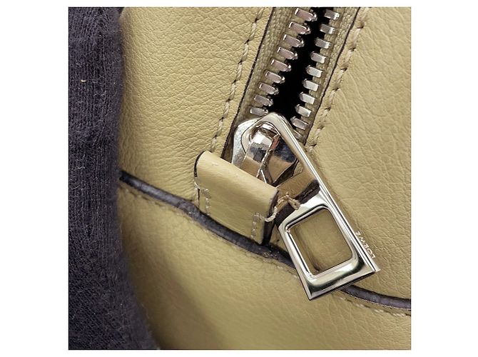 Borsa a mano in pelle Loewe Amazona 75 Beige - vista 7