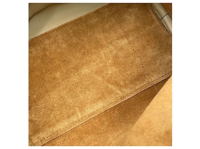 Borsa a mano in pelle Loewe Amazona 75 Beige - vista 9