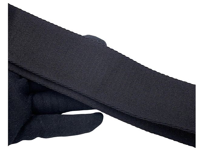 Borsa a tracolla Prada Triangle in pelle Saffiano Marrone Nero - vista 13