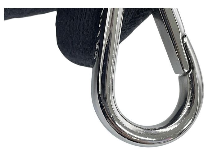 Borsa a tracolla Prada Triangle in pelle Saffiano Marrone Nero - vista 15