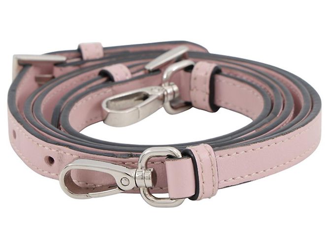 Mini borsa in pelle Prada con triangolo in rilievo Rosa - vista 19