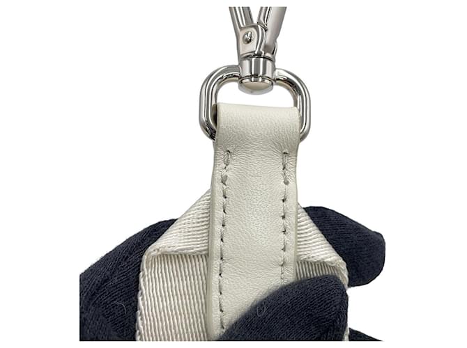 Borsa a spalla Prada Re-Edition 2005 Bianco - vista 11
