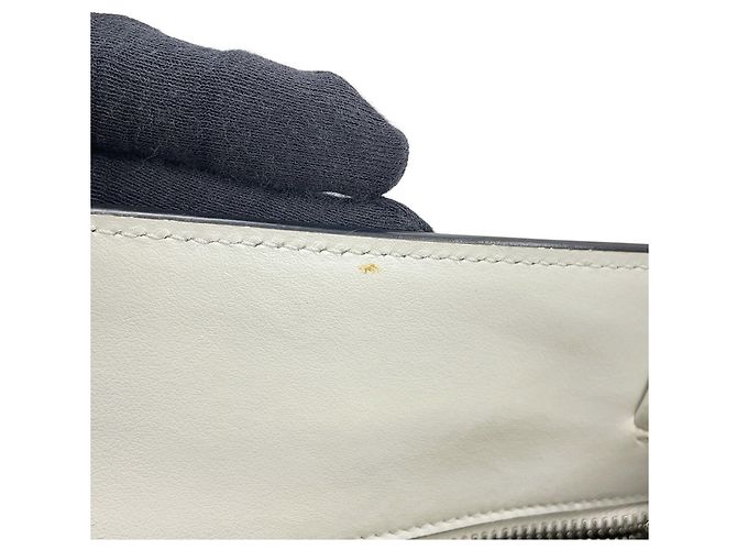 Borsa a mano Prada in pelle bianca Bianco - vista 10