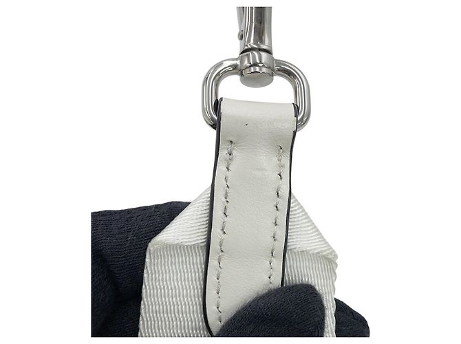 Borsa a mano Prada in pelle bianca Bianco - vista 15
