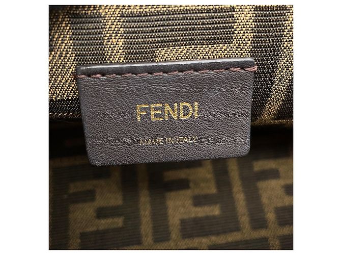 Borsa a Pochette Fendi First Small 8BP129 Nero - vista 15