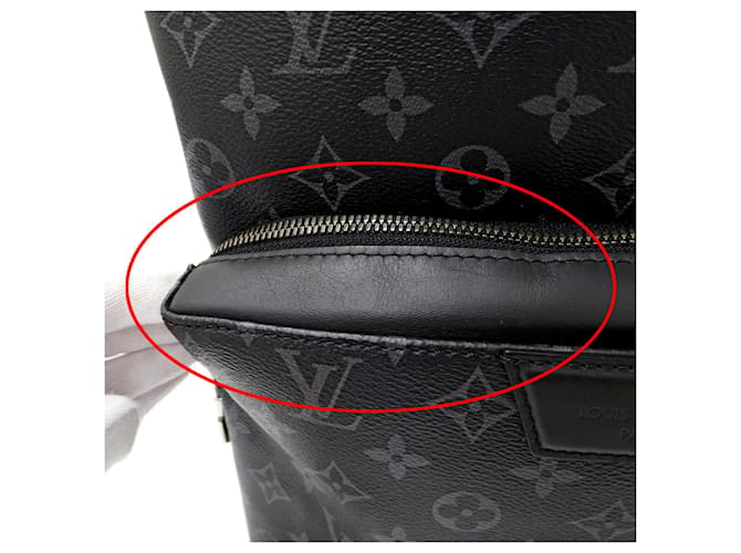 Zaino Louis Vuitton Monogram Eclipse Apollo Monogramma - vista 10