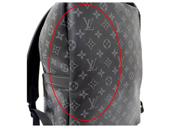 Zaino Louis Vuitton Monogram Eclipse Apollo Monogramma - vista 12