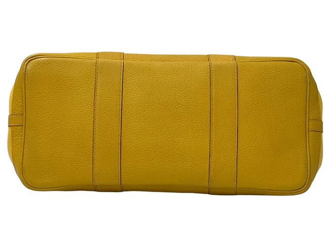 Hermès Borsa Tote Hermes Garden Party PM Giallo - vista 4