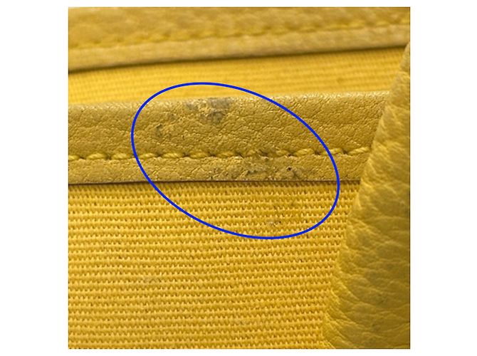 Hermès Borsa Tote Hermes Garden Party PM Giallo - vista 9