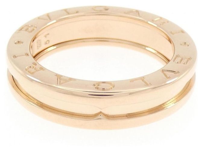 Bulgari Anello Bvlgari B.zero1 a 1 banda in oro rosa - vista 2