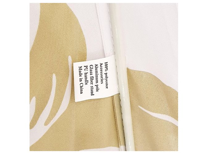 Ombrello Versace con stampa Medusa e Barocco Bianco D'oro - vista 11