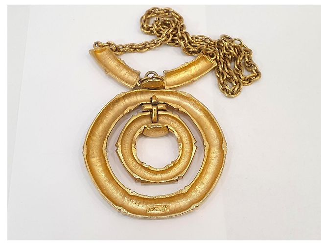 Autre Marque Collana con pendente Napier Bamboo D'oro - vista 10
