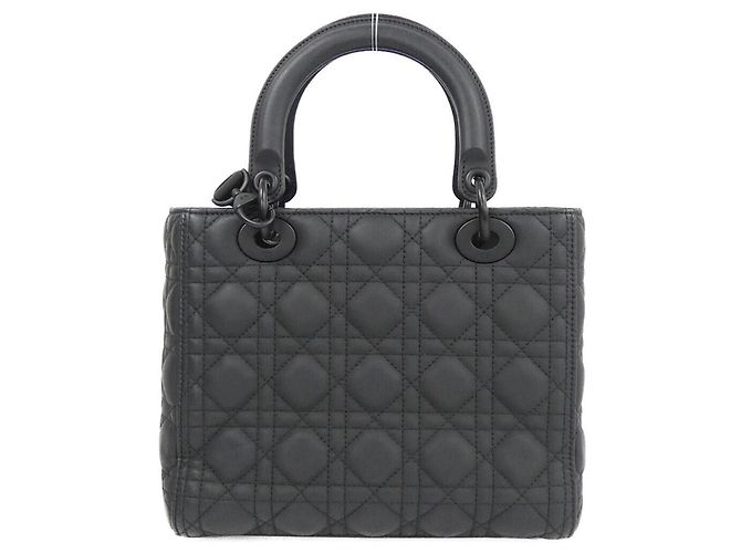 Borsa Christian Dior Lady Medium M0565SLOI Nero - vista 2
