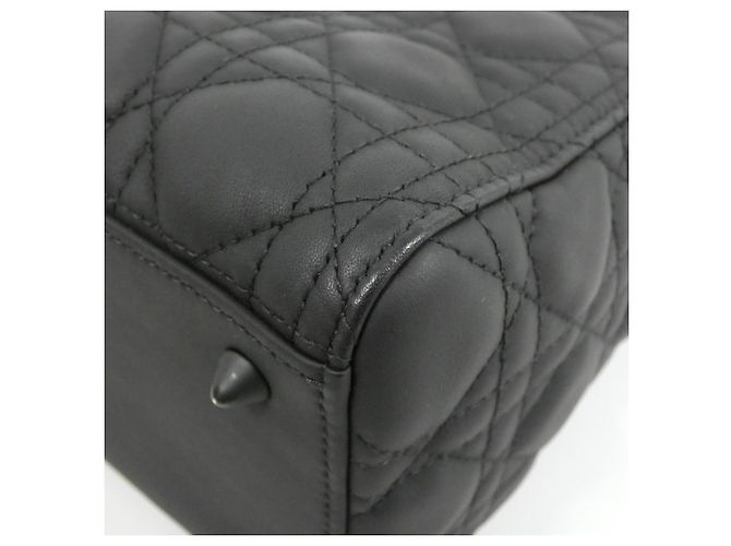 Borsa Christian Dior Lady Medium M0565SLOI Nero - vista 3