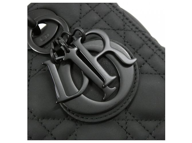 Borsa Christian Dior Lady Medium M0565SLOI Nero - vista 4