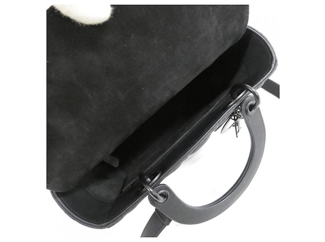 Borsa Christian Dior Lady Medium M0565SLOI Nero - vista 6