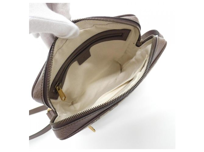 Borsa a tracolla Gucci Ophidia Marrone Beige - vista 6