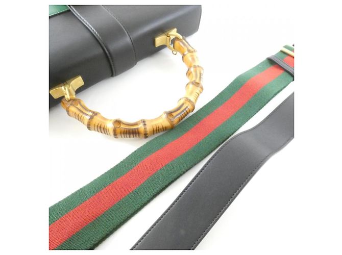 Borsa Gucci Dionysus Nero Rosso Verde - vista 5