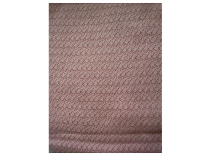 Carré in seta Christian Dior Rosa Bianco Grigio - vista 8