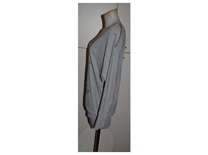 Sudadera gris Elisabetta Franchi con estampado - vista 2