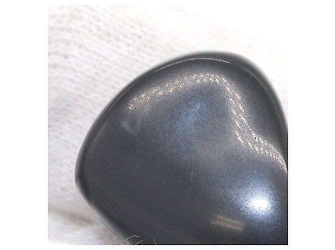 Anello in resina marrone scuro Chanel - vista 5