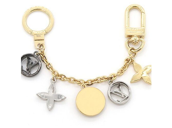 Charm per borsa Louis Vuitton Nero Argento D'oro - vista 2