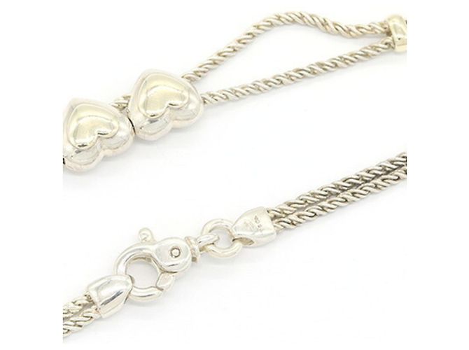Collana Cuore Double Rope Tiffany & Co. Argento D'oro - vista 3