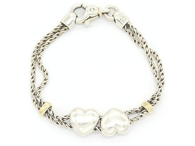 Bracciale Cuore Double Rope Tiffany & Co. Argento D'oro - vista 2