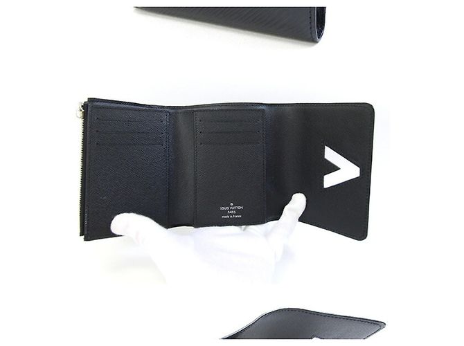Cartera Louis Vuitton Tri-fold en Noir Negro - vista 2