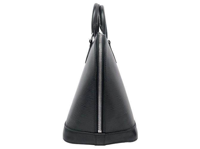 SAC A MAIN LOUIS VUITTON ALMA PM M40302 EN CUIR EPI NOIR LEATHER HAND BAG - vue 3