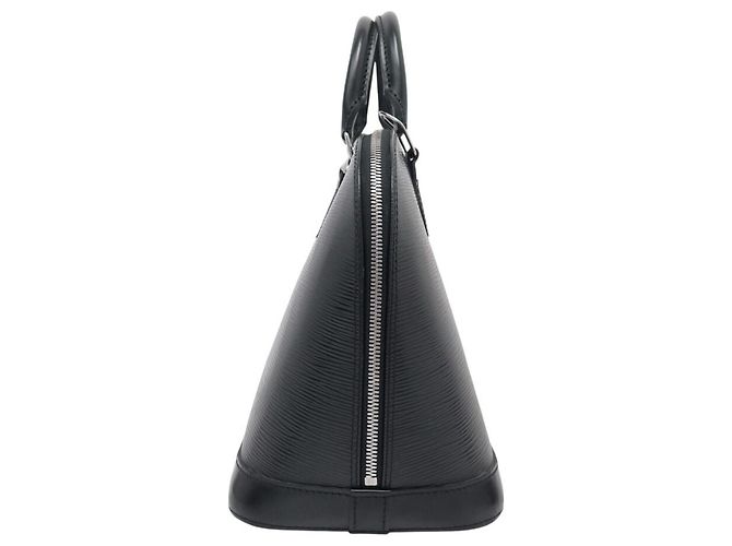 SAC A MAIN LOUIS VUITTON ALMA PM M40302 EN CUIR EPI NOIR LEATHER HAND BAG - vue 4