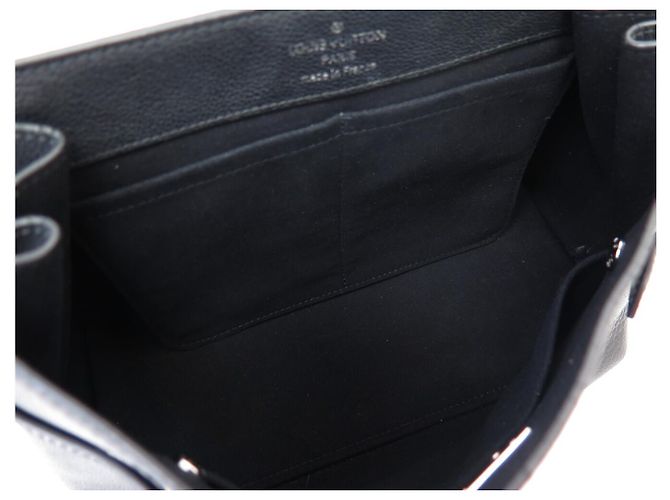 BORSA A MANO LOUIS VUITTON LOCKME EVER M51395 IN PELLE NERA BORSA A TRACCOLLA Nero - vista 13