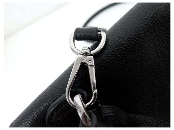 BORSA A MANO LOUIS VUITTON LOCKME EVER M51395 IN PELLE NERA BORSA A TRACCOLLA Nero - vista 9