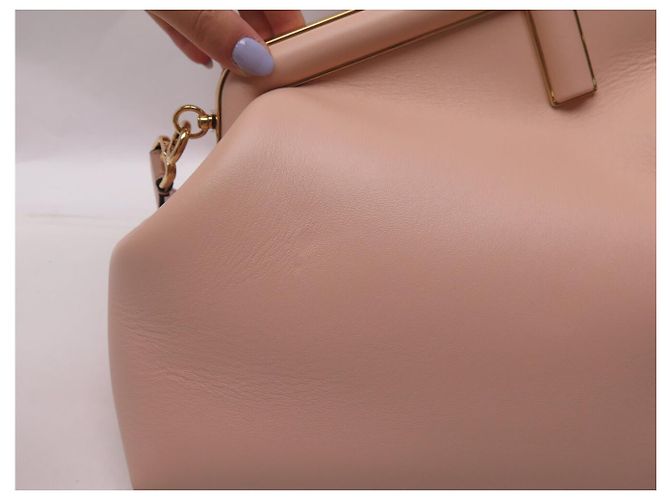 NUEVO BOLSO DE MANO FENDI FIRST MEDIUM 8BP127 EN CUERO ROSA BOLSO DE HOMBRO - vista 12
