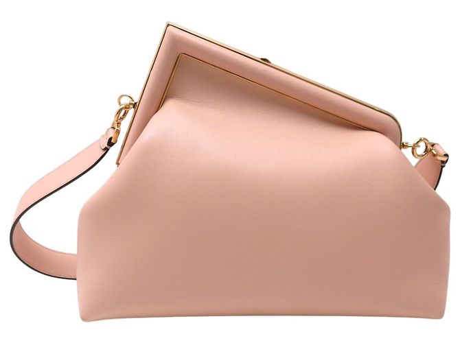 NUEVO BOLSO DE MANO FENDI FIRST MEDIUM 8BP127 EN CUERO ROSA BOLSO DE HOMBRO - vista 2