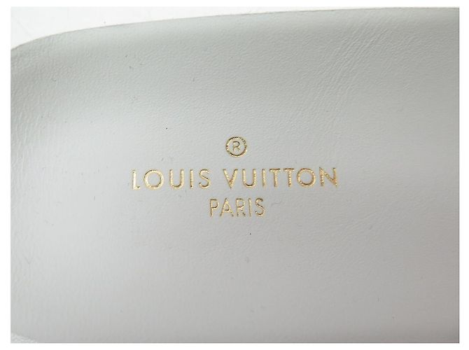 NEUE LOUIS VUITTON STELLAR 1A4WTV MONOGRAM DENIM CANVAS 39 SNEAKERS Blau - Ansicht 10