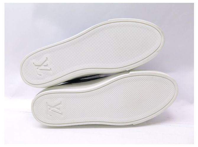 NEUE LOUIS VUITTON STELLAR 1A4WTV MONOGRAM DENIM CANVAS 39 SNEAKERS Blau - Ansicht 6