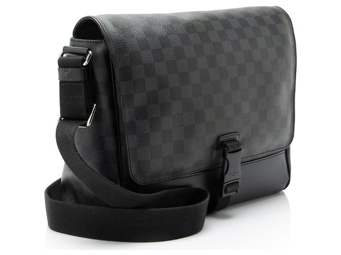 Louis Vuitton Damier Graphite Skyline MM Messenger Nero - vista 2