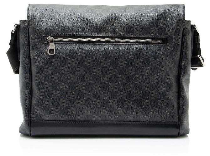 Louis Vuitton Damier Graphite Skyline MM Messenger Nero - vista 3
