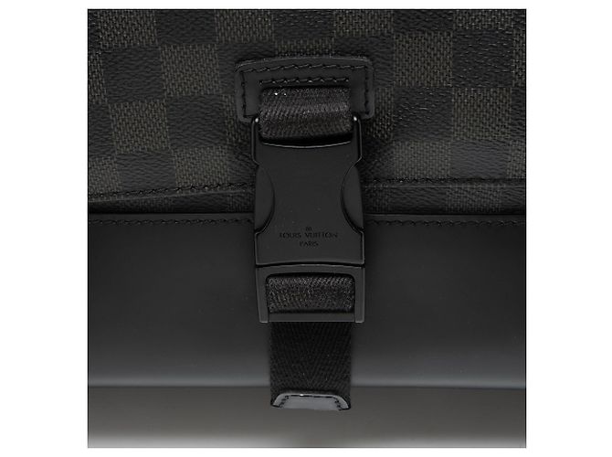 Louis Vuitton Damier Graphite Skyline MM Messenger Nero - vista 9