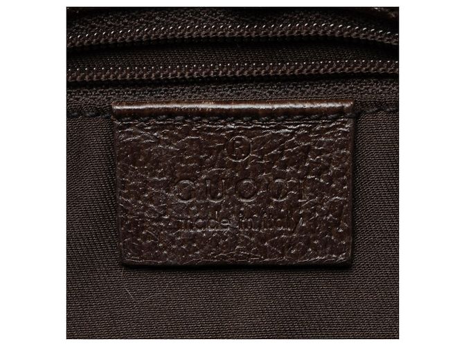 Bolso cinturón Gucci GG Canvas con hebilla Castaño Beige - vista 8