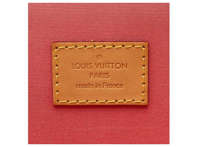 Borsa Satchel Louis Vuitton Monogram Vernis Alma PM Arancione - vista 8